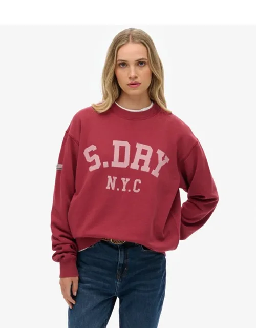 Athletic Essentials Slouchy Crew Sweatshirt
