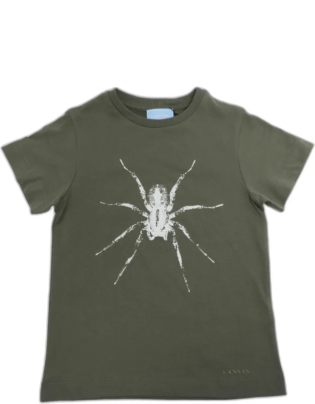 Spider Print Jersey T-shirt