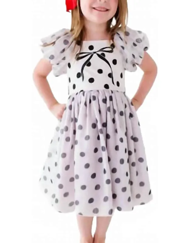 Dot Bow Party Dress
