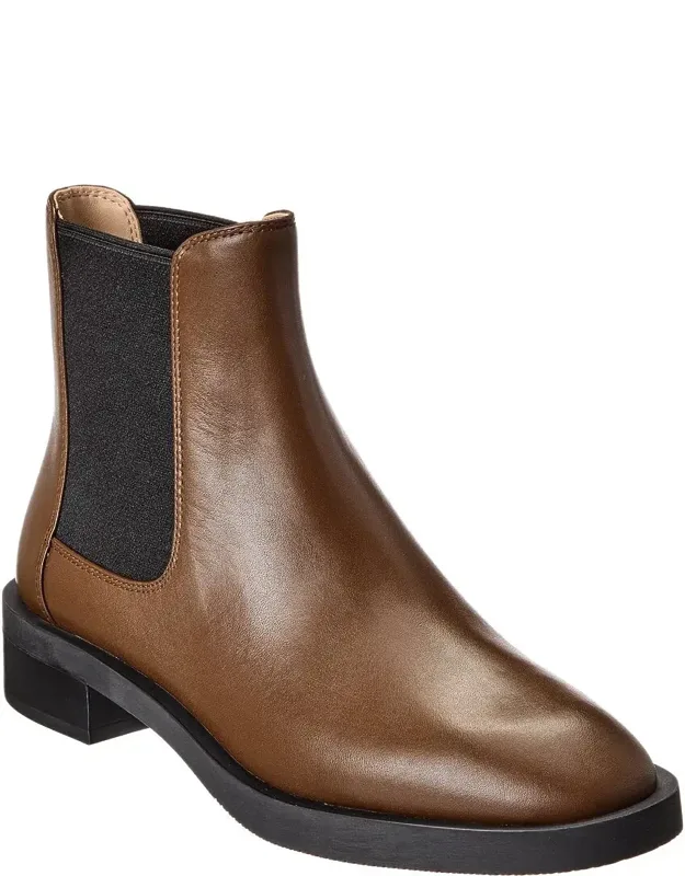 Sleek Leather Bootie