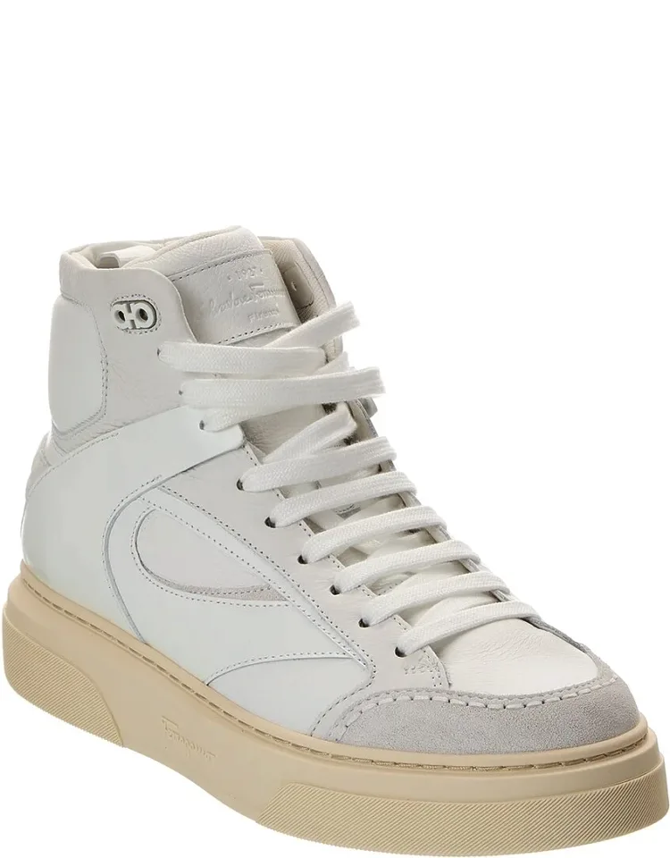 Cassio Leather High-top Sneakers