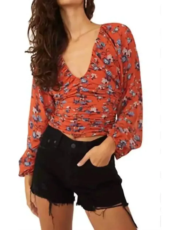 New Final Rose V-neck Blouse