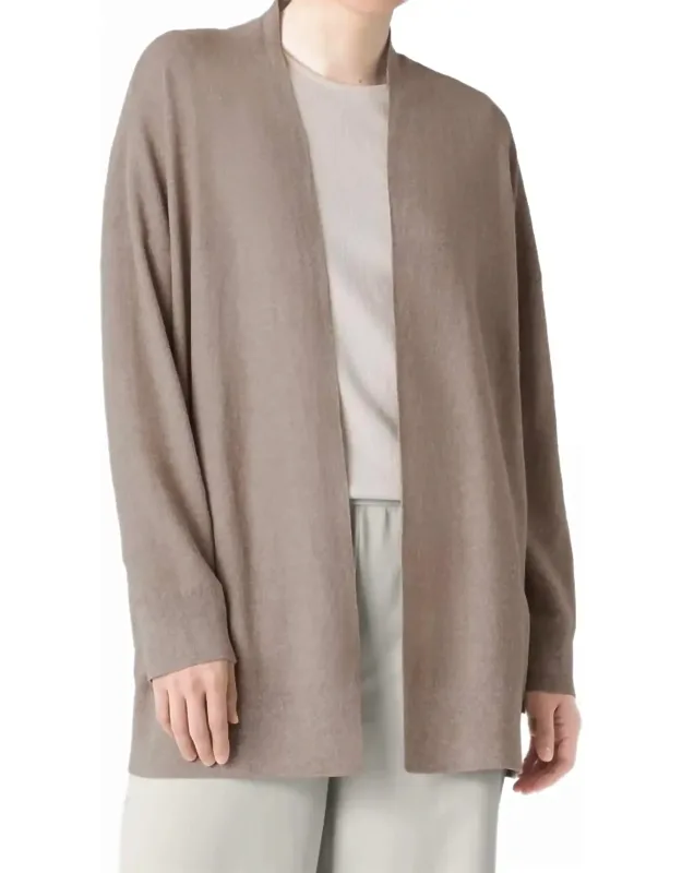 Organic Linen Cotton Long Cardigan