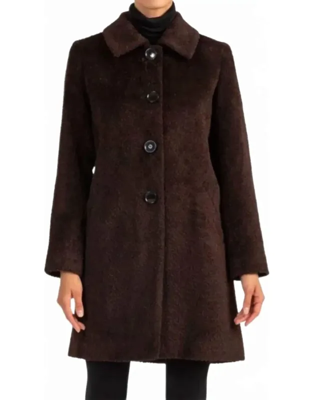 Wool And Alpaca Car Coat