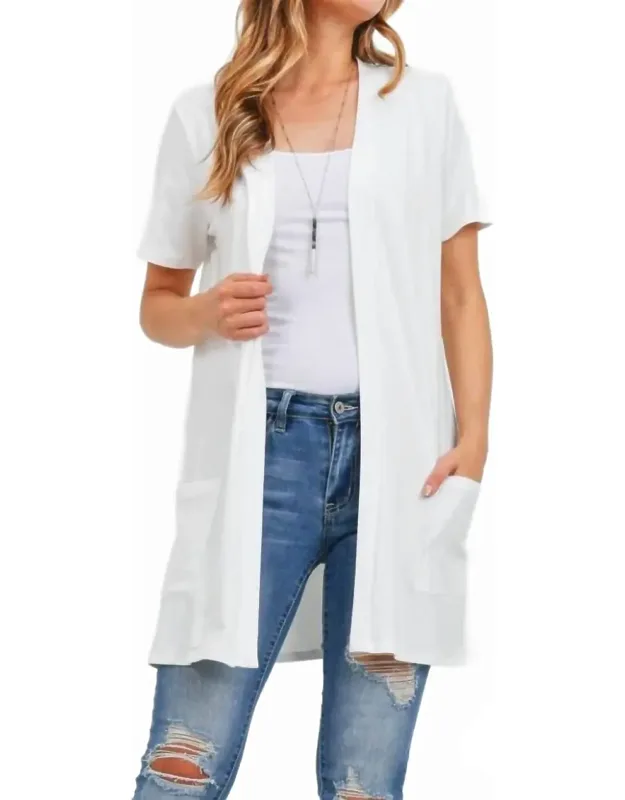 Open Front Cardigan