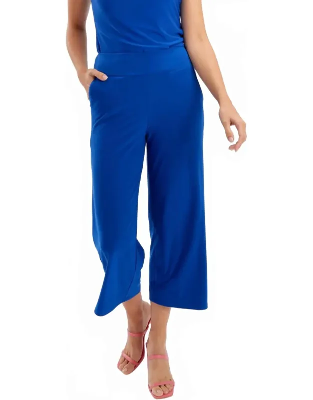 Knit Wide Leg Crop Pants