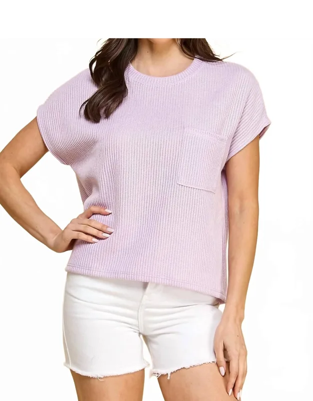 Textured Pocket Tee