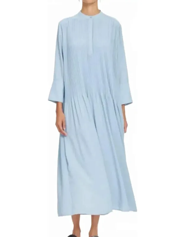 Pintuck Shift Dress