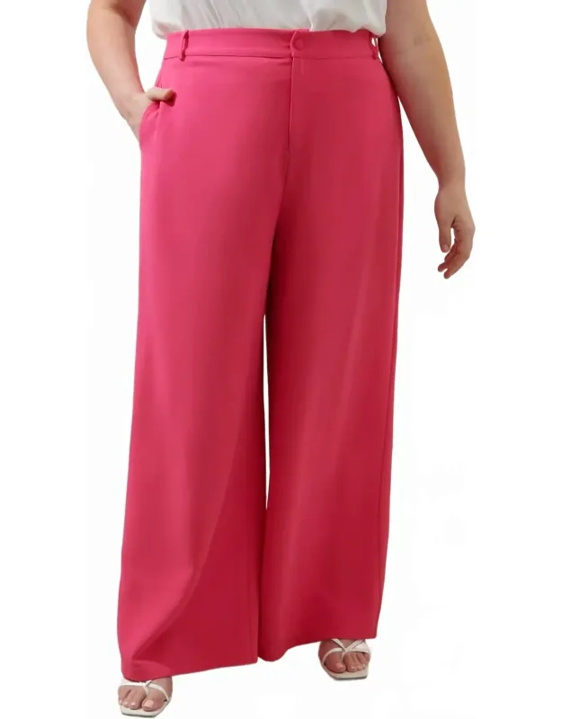Chelsea Belted Wide Leg Trousers