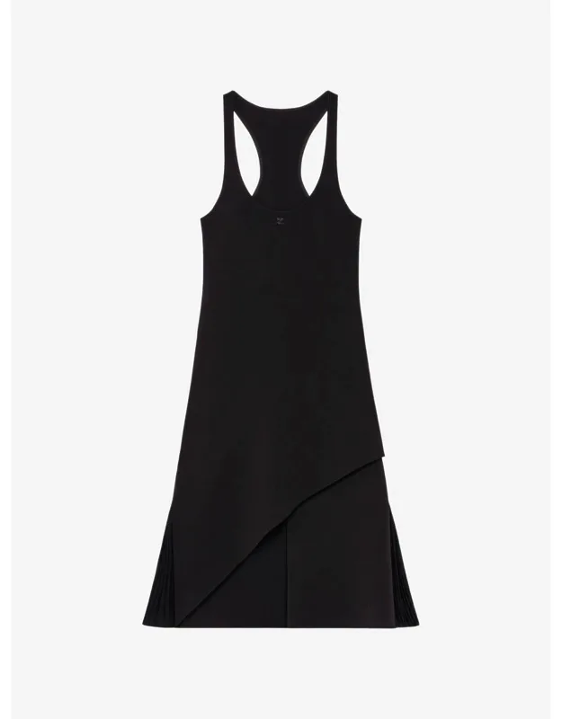 Pleated Midi Dress