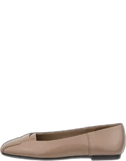 Leather Ballerina Flats