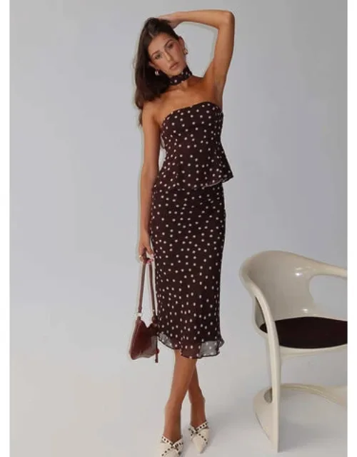 Sydni Midi Bias Cut Skirt