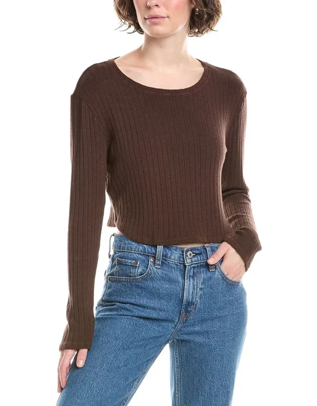 Crop Crewneck Sweater