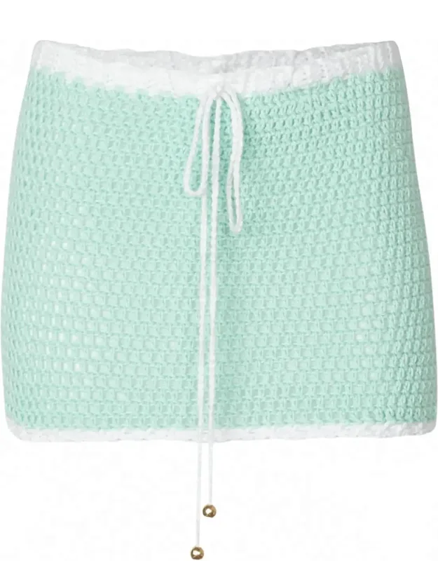 Crochet Mini Skirt