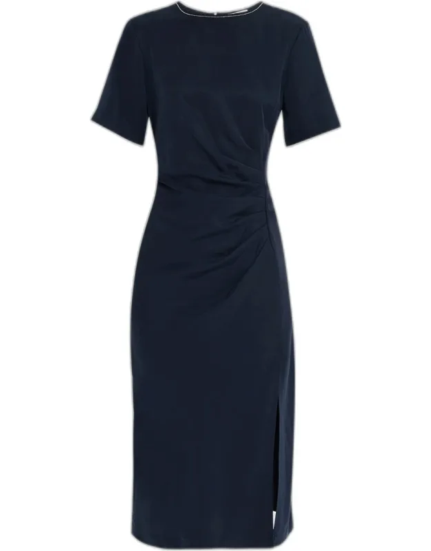Ruched Midi Dress