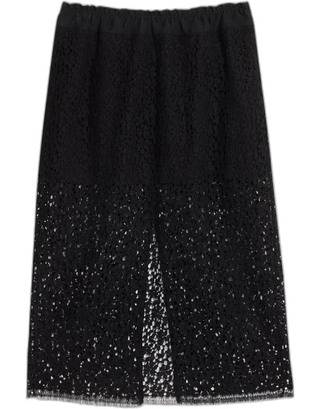 Ruched Midi Skirt