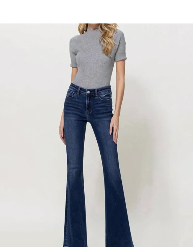Alison Mid Rise Flare Jeans