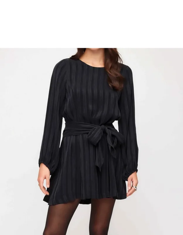 Boatneck Mini Dress