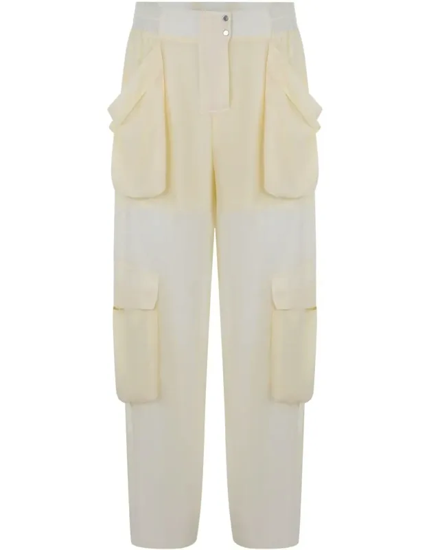 "sottocasa" Trousers With Cargo Pockets And Elastic Drawstring