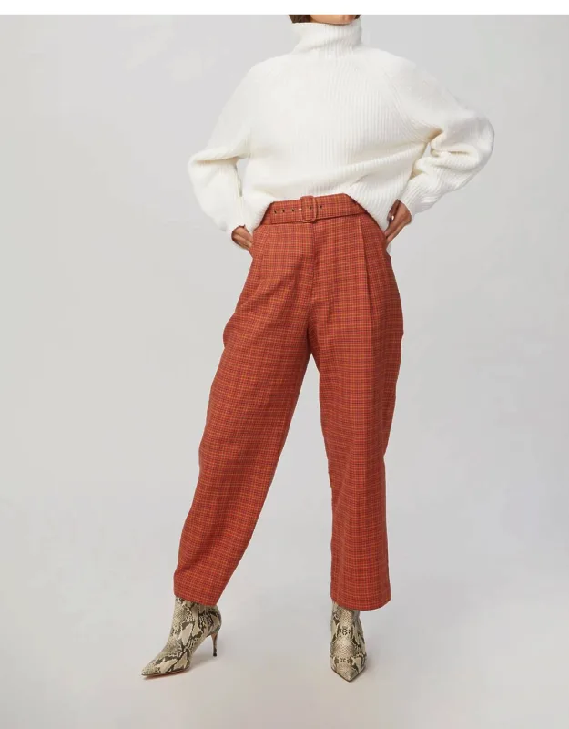 Flo Pants In Tio Plaid