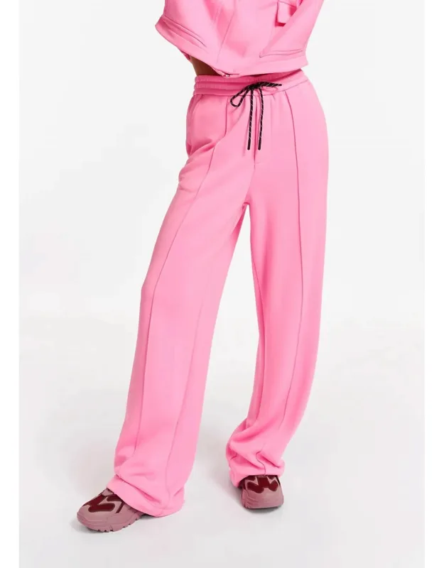 Wide-leg Jersey Track Pants
