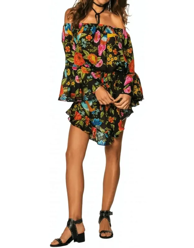 Serenity Spanish Off The Shoulder Dress
