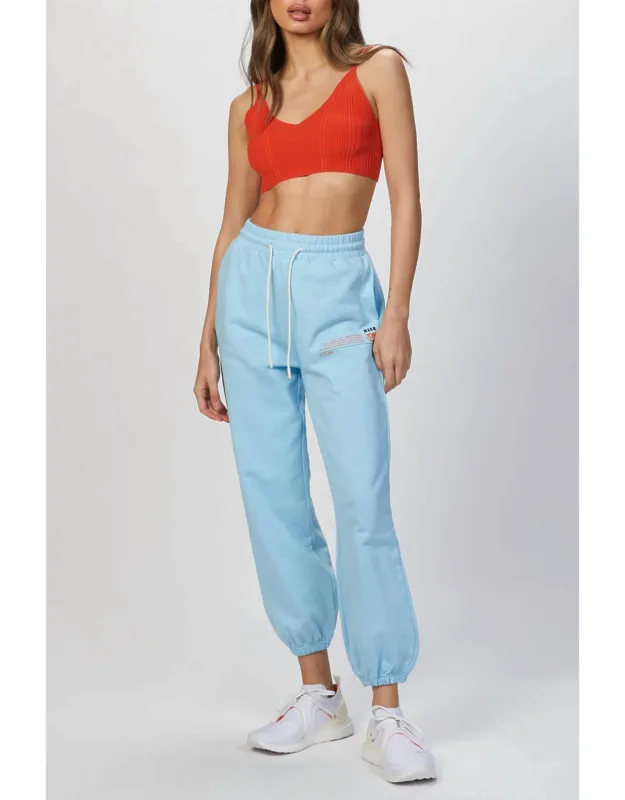 Slogan Print Track Pants