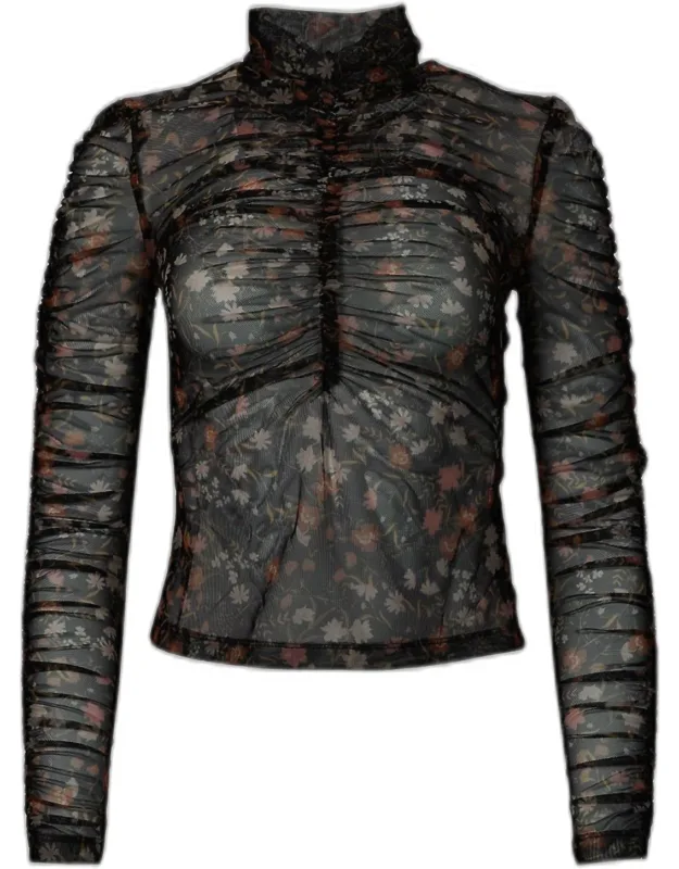 Midnight Fauna Long Sleeve Top
