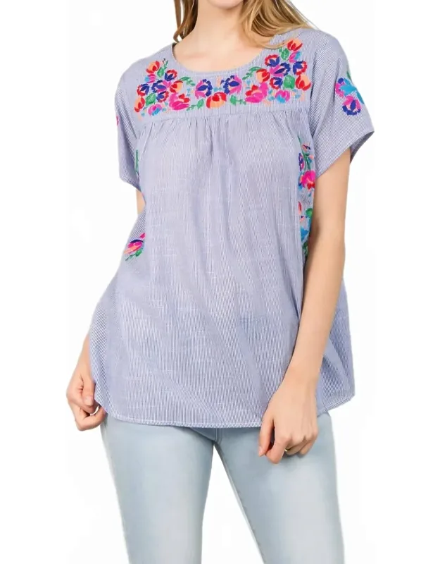 Embroidered Top