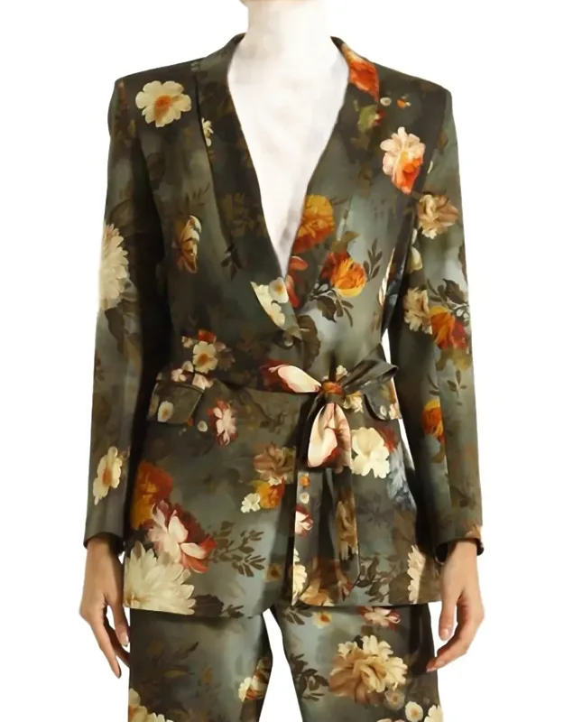 Floral Blazer