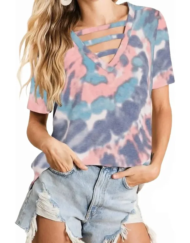 Harmony Strappy Tie Dye Top