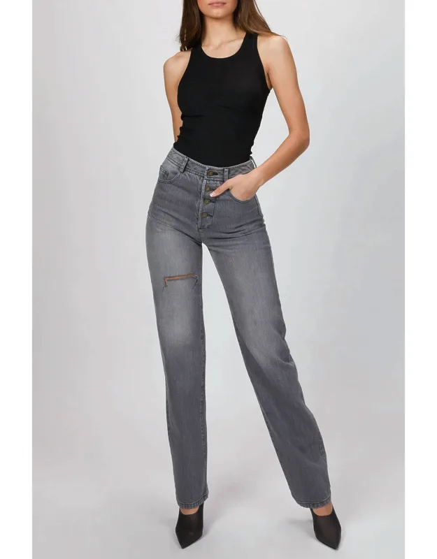 Vintage Cut Denim Pants