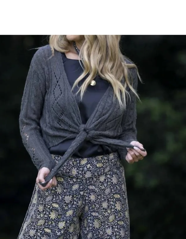 Knit Tie Top