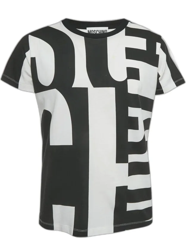 All Over Logo Print Cotton T-shirt