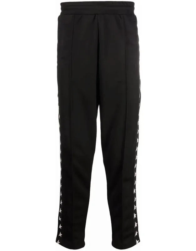 Technical Jersey Joggers With Stars On The Sides