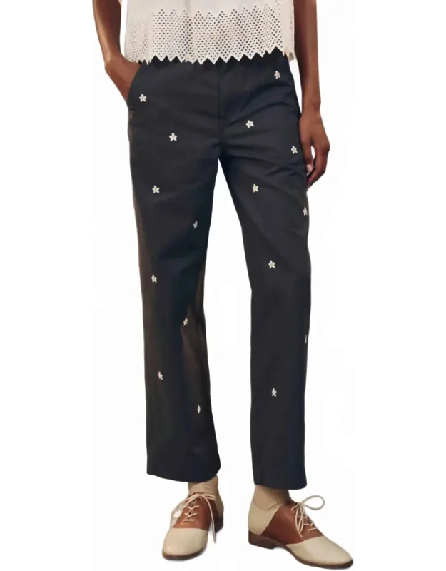 Garage Pants With Embroidery