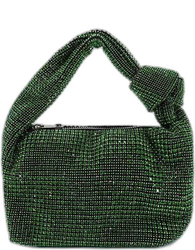 Rhinestone Top Handle Bag