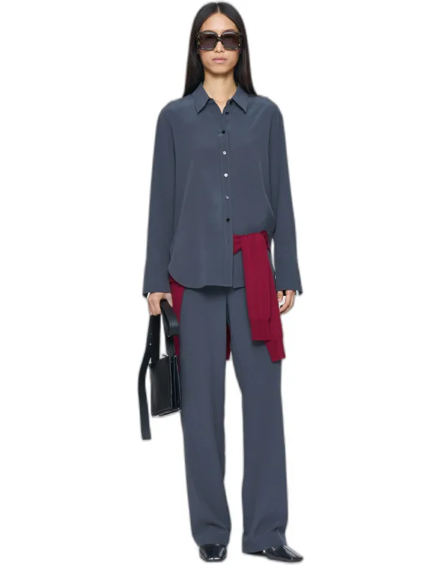 Crepe De Chine Silk Blouse