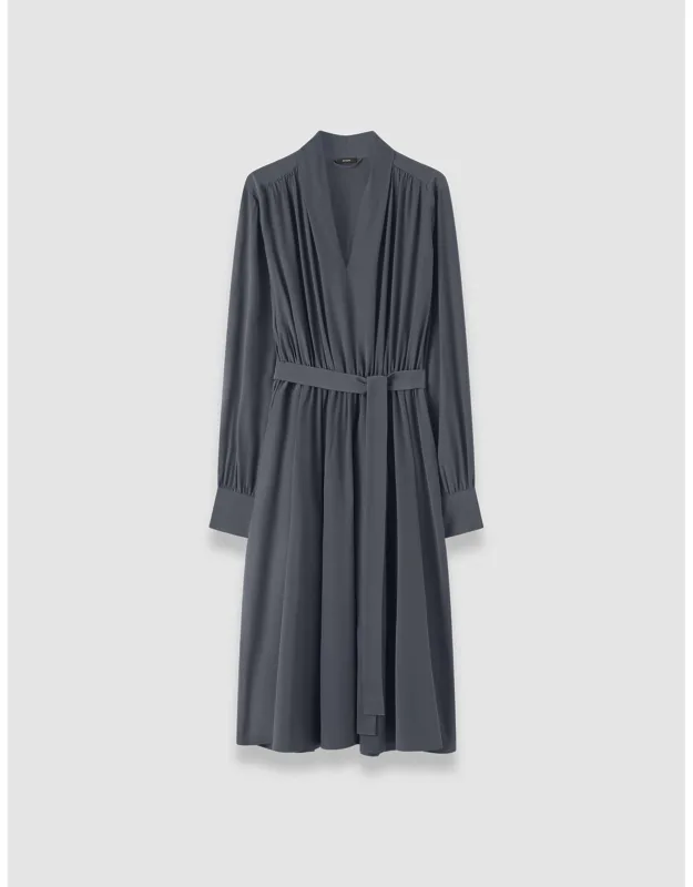 Crepe De Chine Silk Dress