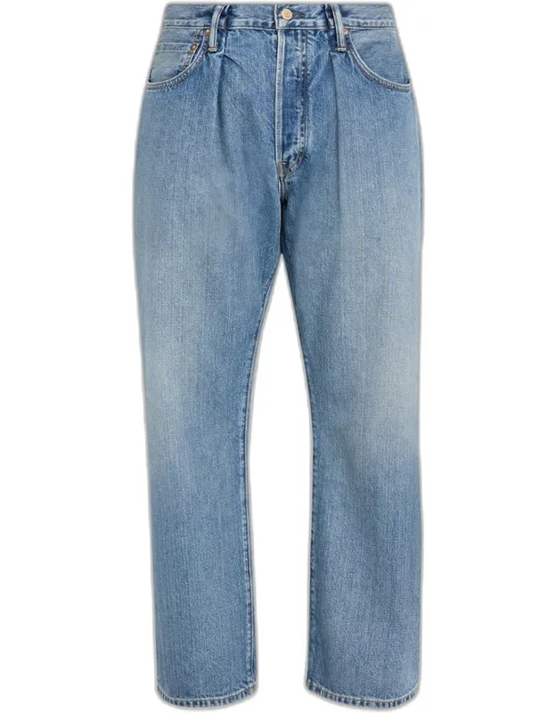 Cinch Loose-fit Pleated Jeans