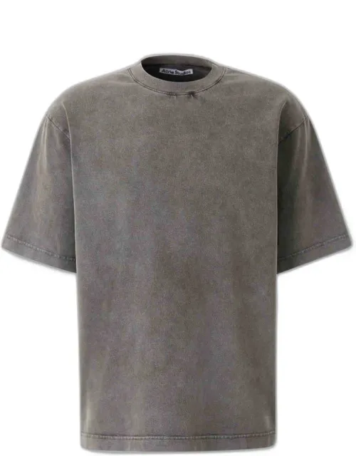 _acne Studios T-shirt With Distinctive Graphic Print And Ribbed Neck_