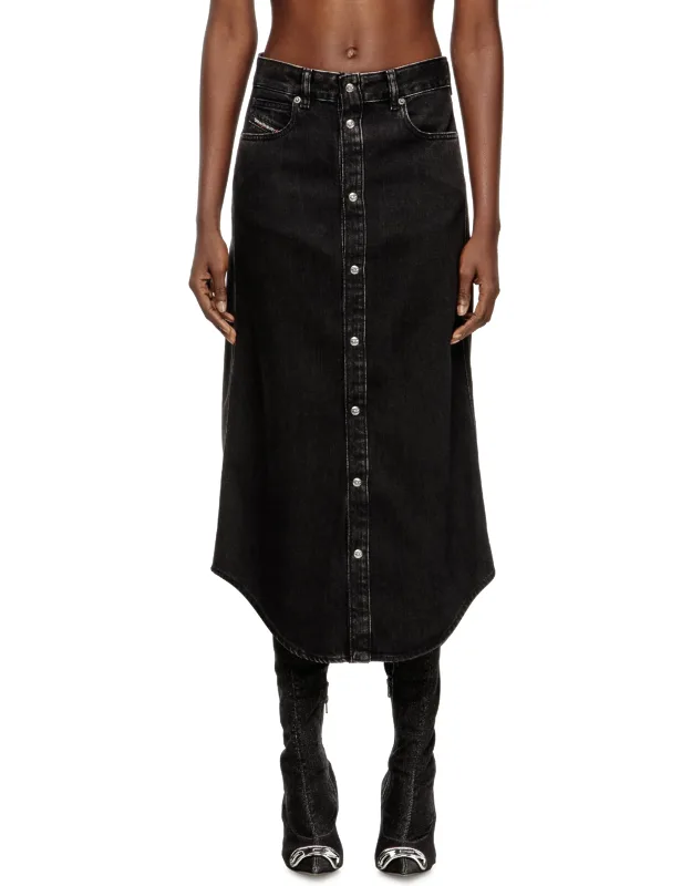 Midi Denim Skirt