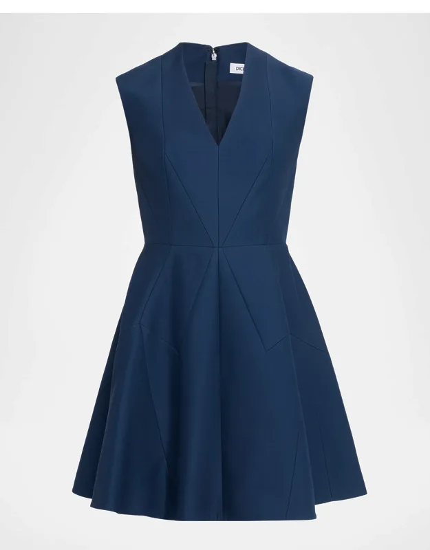 Geometric Seamed Mini Dress