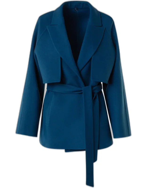 Duo Cashmere Double-face Wrap Coat