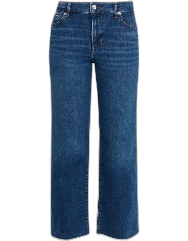 The Mellow Wide Ankle Jeans