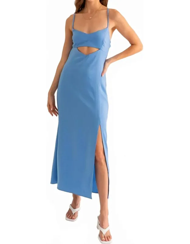 Satin Soirée Maxi Dress