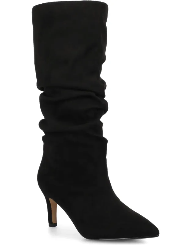 Knee High Extra Wide-calf Slouchy Boots