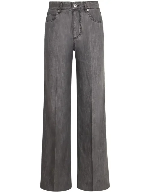 Wide-leg Jeans