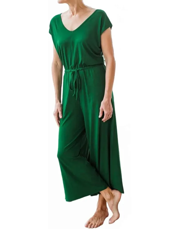 V-neck Bamboo Jumpsuit