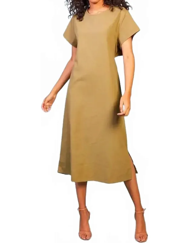 Cotton Midi Dress